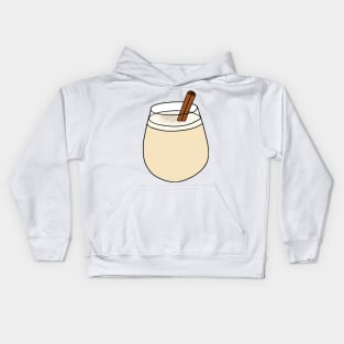 Eggnog Holiday Cocktail Kids Hoodie